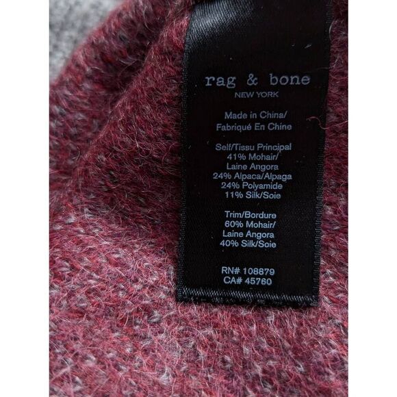 Rag & Bone Mohair blend leopard print sweater XXS - Picture 6 of 9